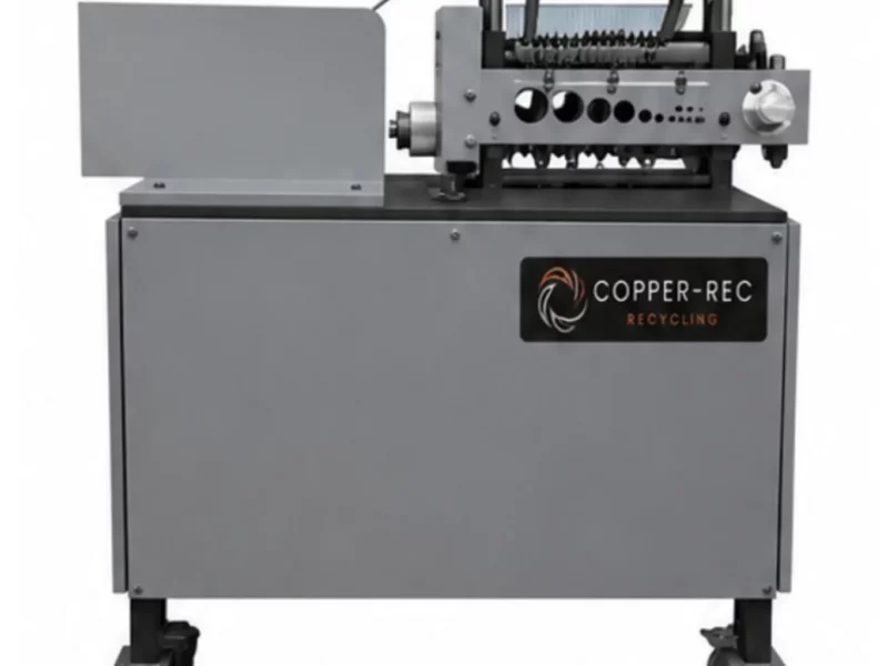Dénudeur CR1500 Copper-Rec, machine professionnelle de dénudage de câbles